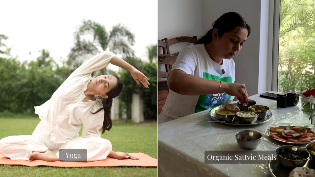 Vaidyaratnam Vrindavan Ayurveda Chikitsalayam, has several exclusive features like organic farming, sattvic prescribed meals, yoga and meditation, and more